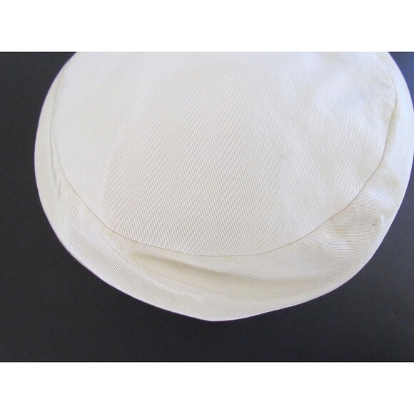 Vintage 1950s Sally Victor Boutique White Navy Sailor Tam Beret Hat main image 11